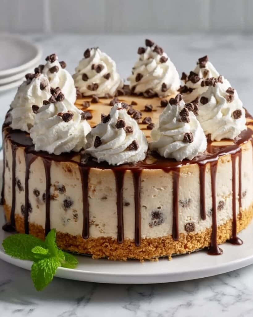 Decadent No Bake Cookie Dough Cheesecake Recipe