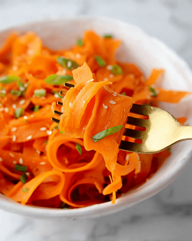 Viral Tiktok Carrot Ribbon Salad Recipe