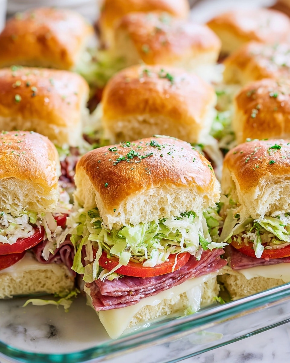 Italian Grinder Sliders Recipe - Recipe Image