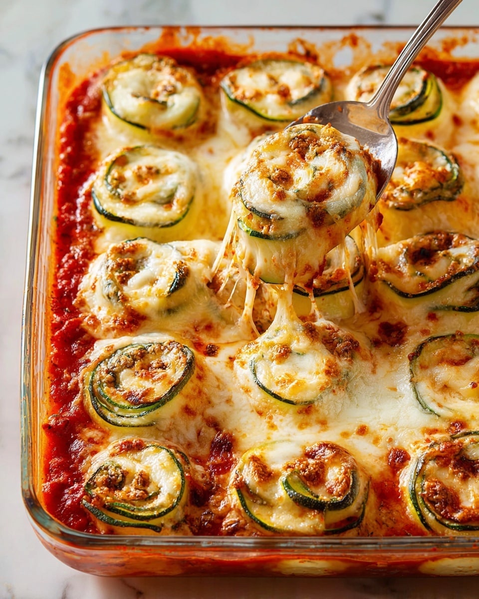 Zucchini Lasagna Roll-Ups Recipe - Recipe Image