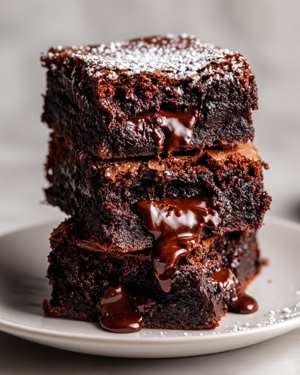 Chocolate Lava Brownies Recipe - Recipe Image