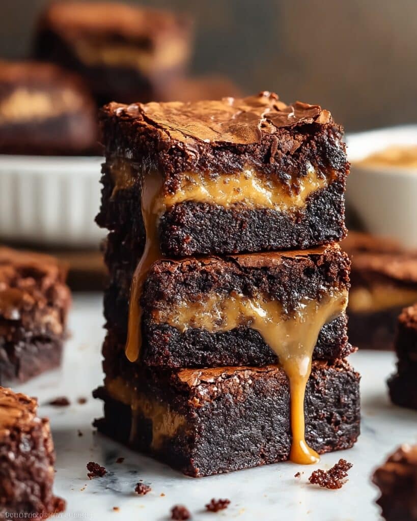 Chewy Biscoff Brownies Recipe
