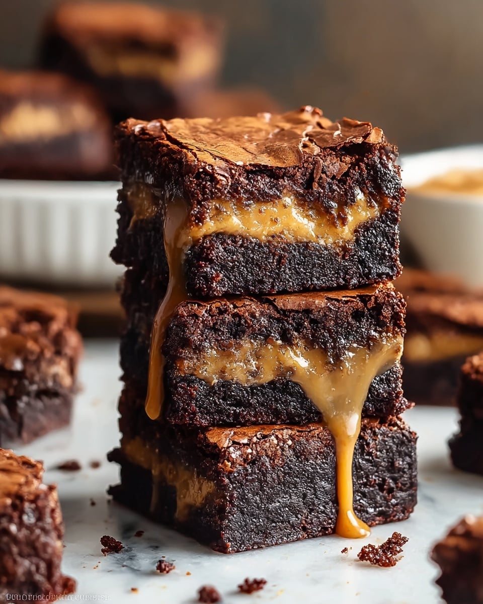 Chewy Biscoff Brownies Recipe