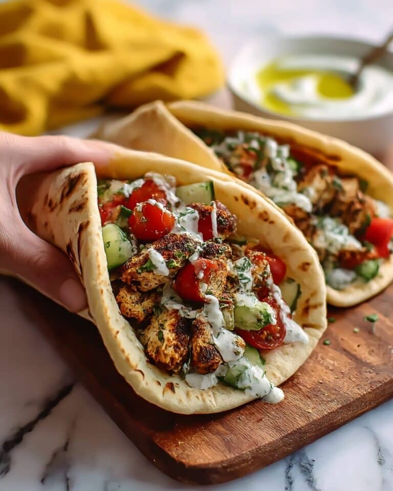 Grilled Mediterranean Chicken Tacos Recipe