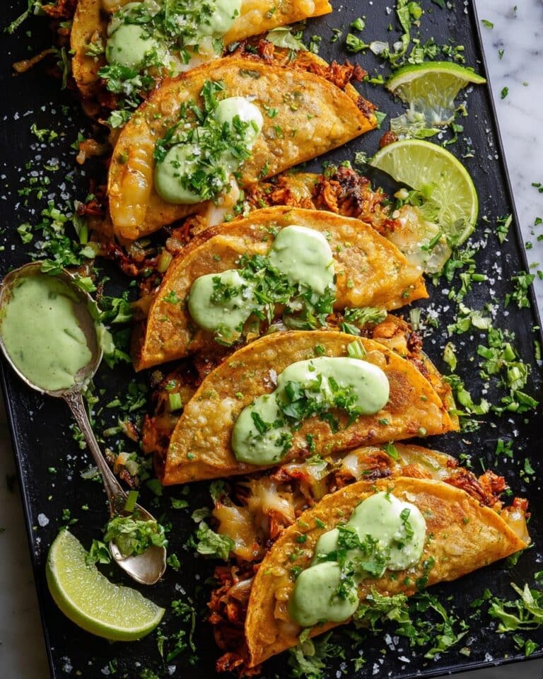 Crispy Poblano Chicken Tacos with Avocado-Jalapeño Salsa Recipe