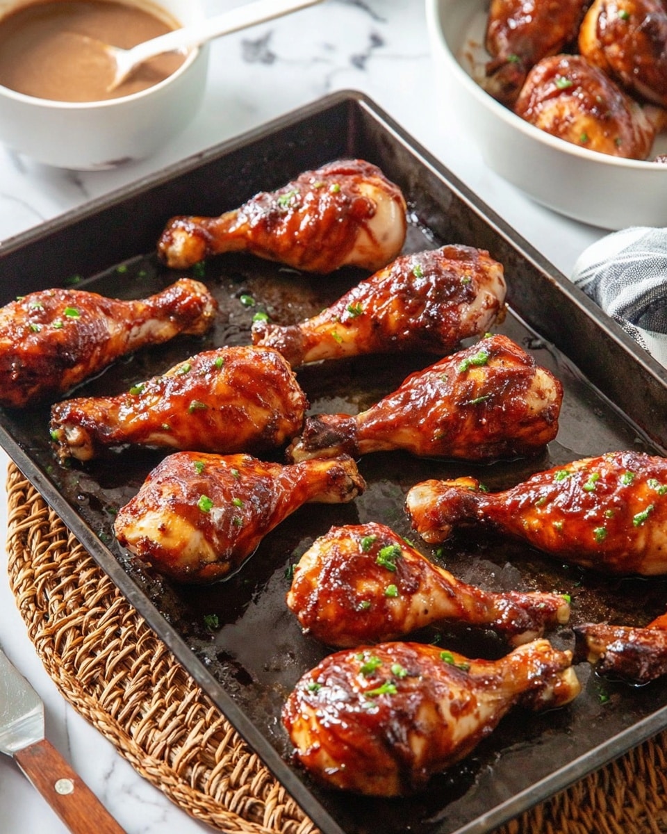 Baked BBQ Chicken Drumsticks Recipe - Recipe Image