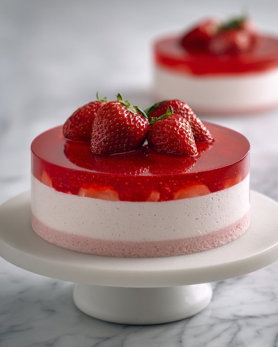 Strawberry Jello Cake (Only 3 Ingredients) Recipe - Recipe Image