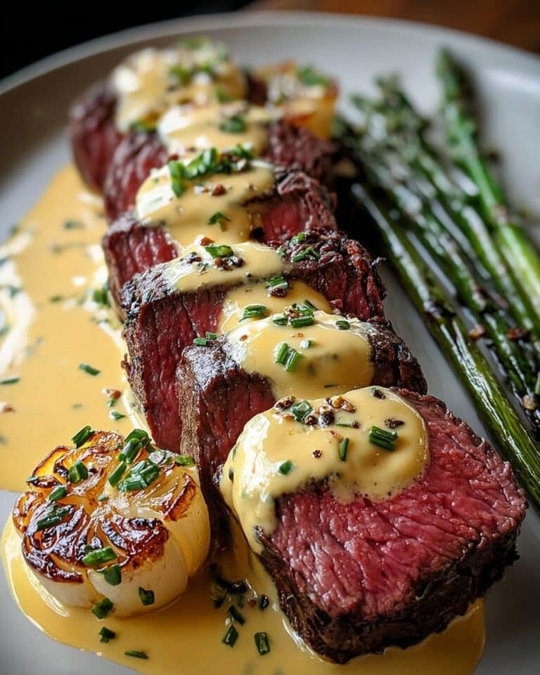 Crab-Stuffed Beef Tenderloin with Béarnaise Sauce Recipe