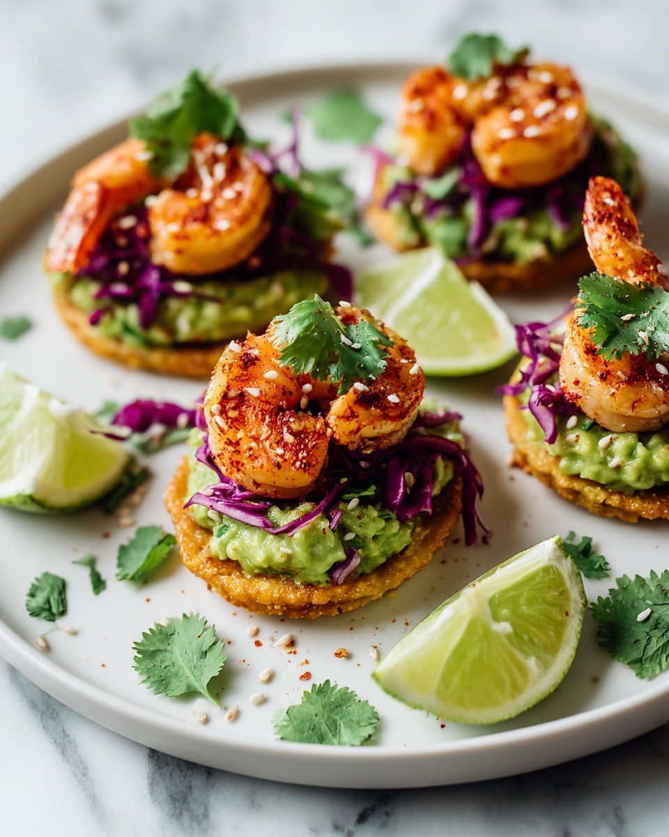Spicy Shrimp & Avocado Tostadas Recipe - Recipe Image