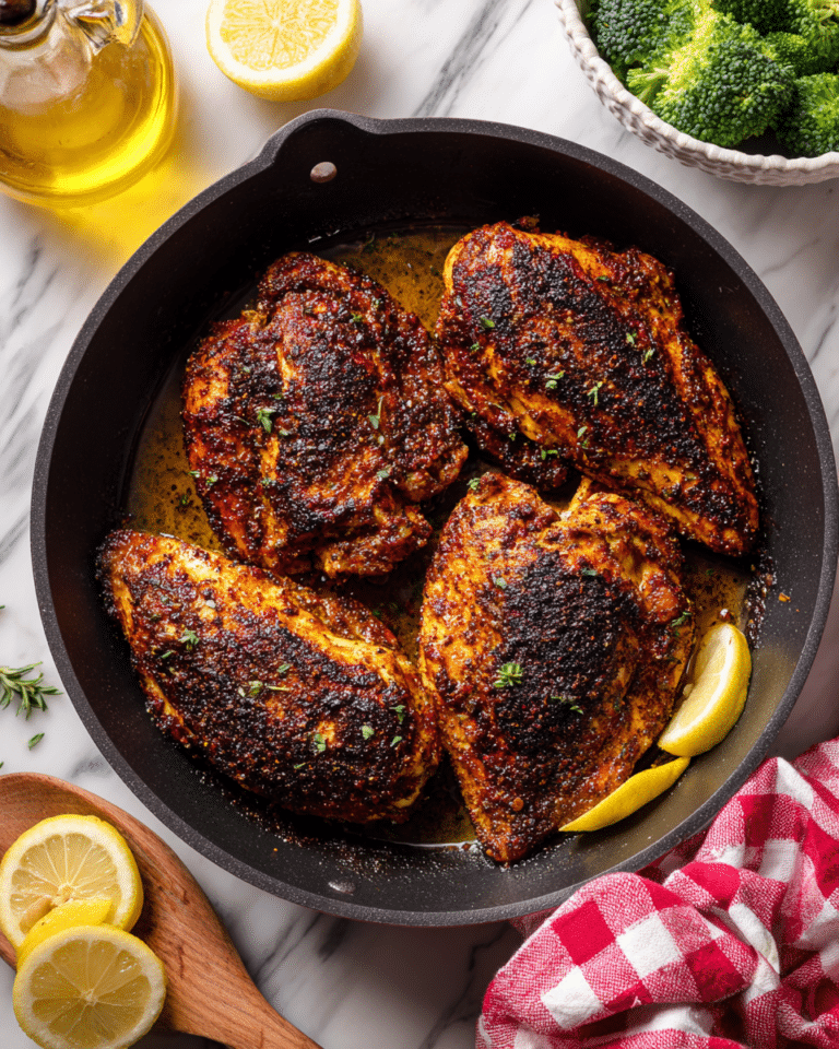 Easy Blackened Chicken Recipe