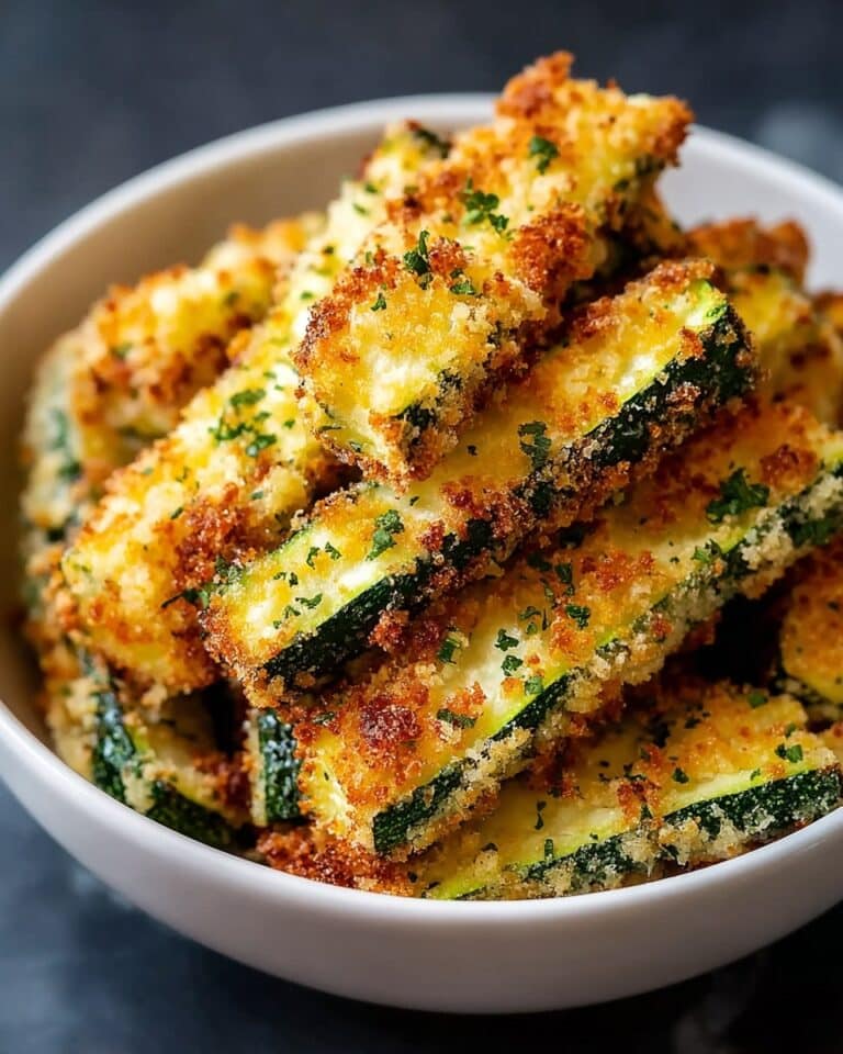 Crispy Baked Parmesan Zucchini Recipe