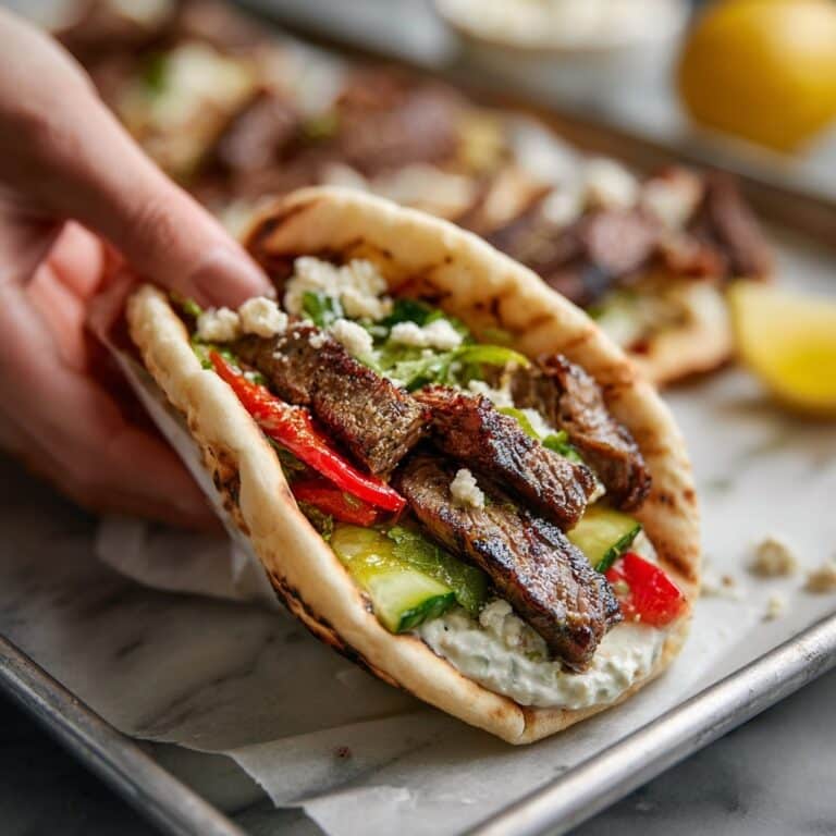 Baked Beef Kebab with Herbs and Spices Recipe