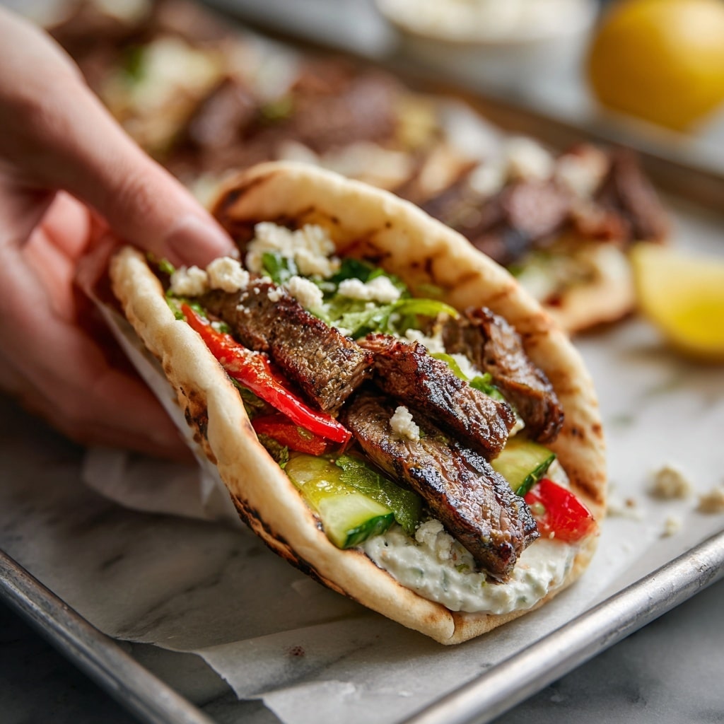 Baked Beef Kebab with Herbs and Spices Recipe