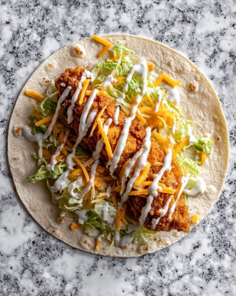 Copycat McDonald’s Crispy Chicken Ranch Snack Wrap Recipe