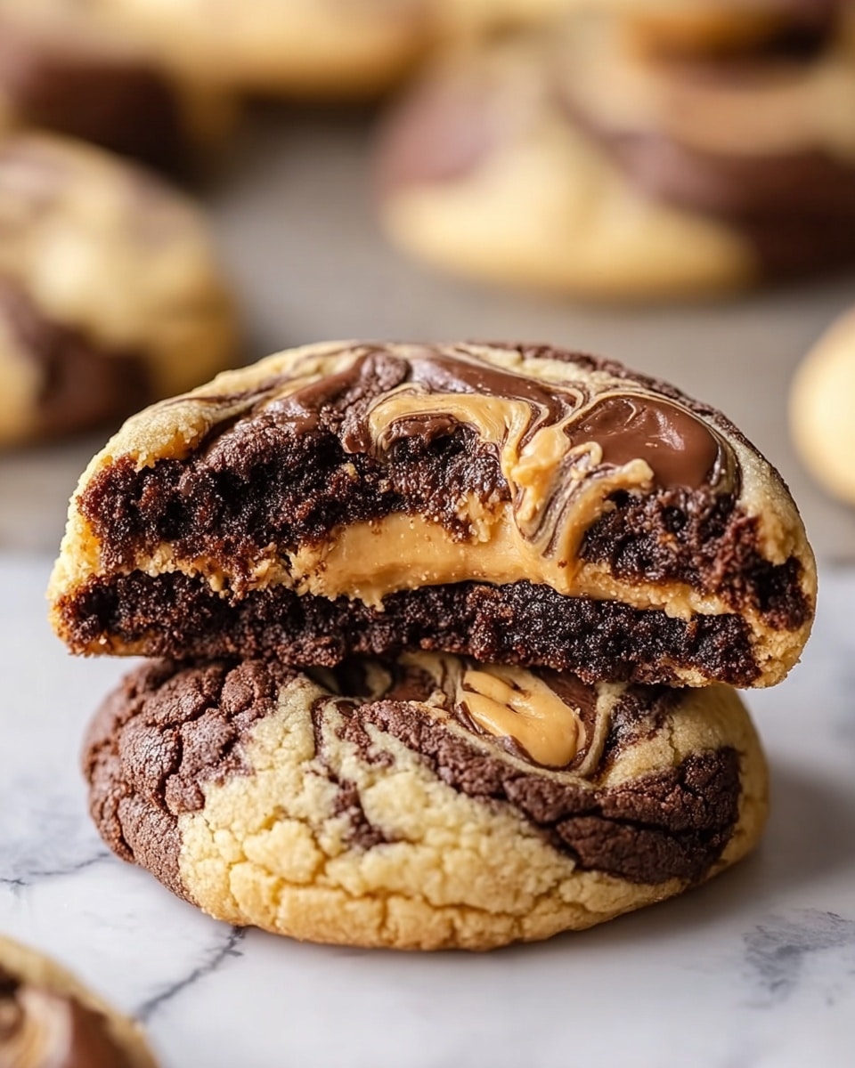Peanut Butter Brownie Cookies Recipe - Recipe Image