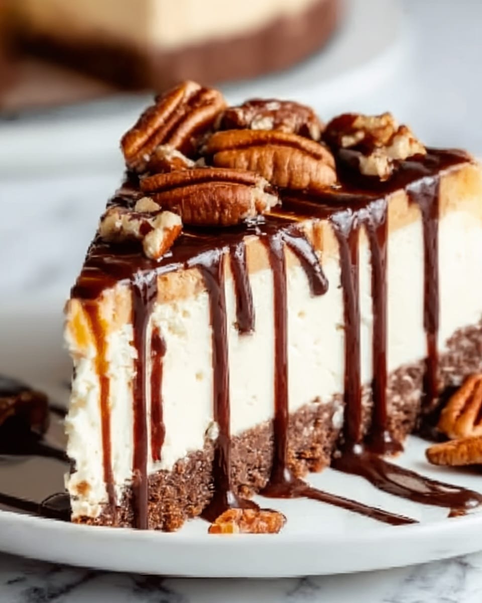 Caramel Brownie Cheesecake Recipe - Recipe Image