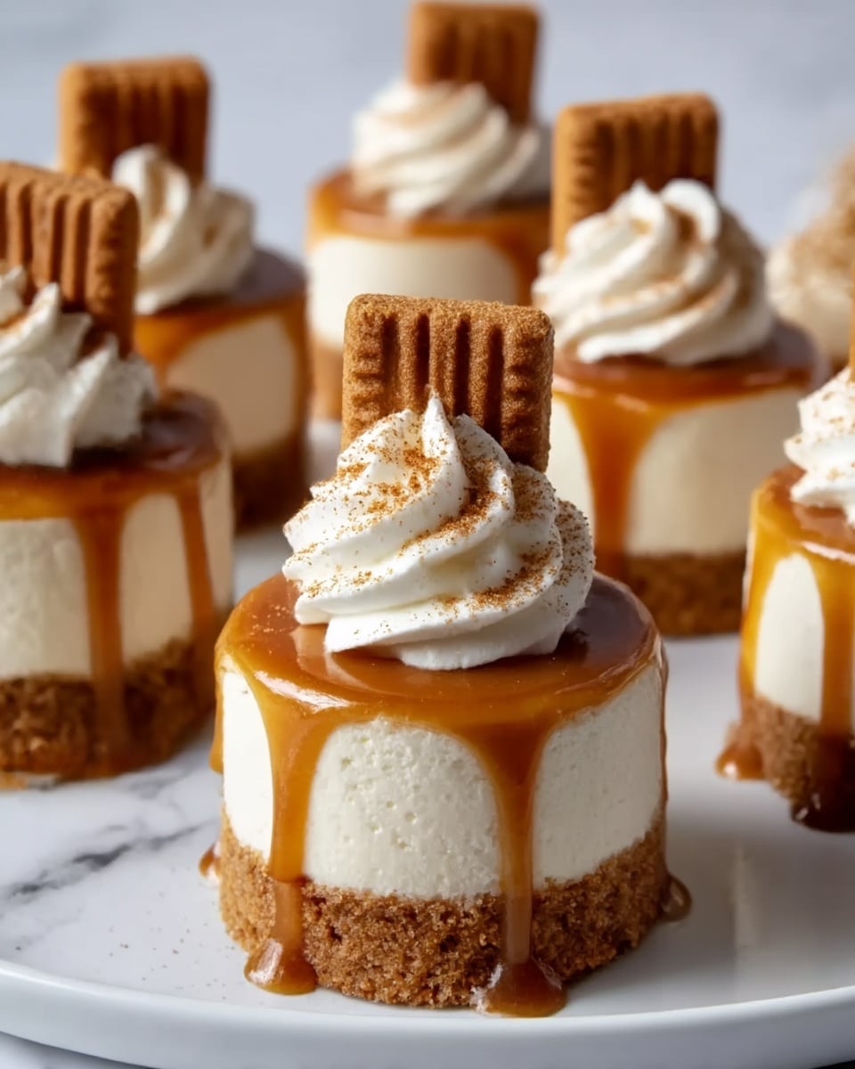 Mini Biscoff Cheesecakes Recipe - Recipe Image